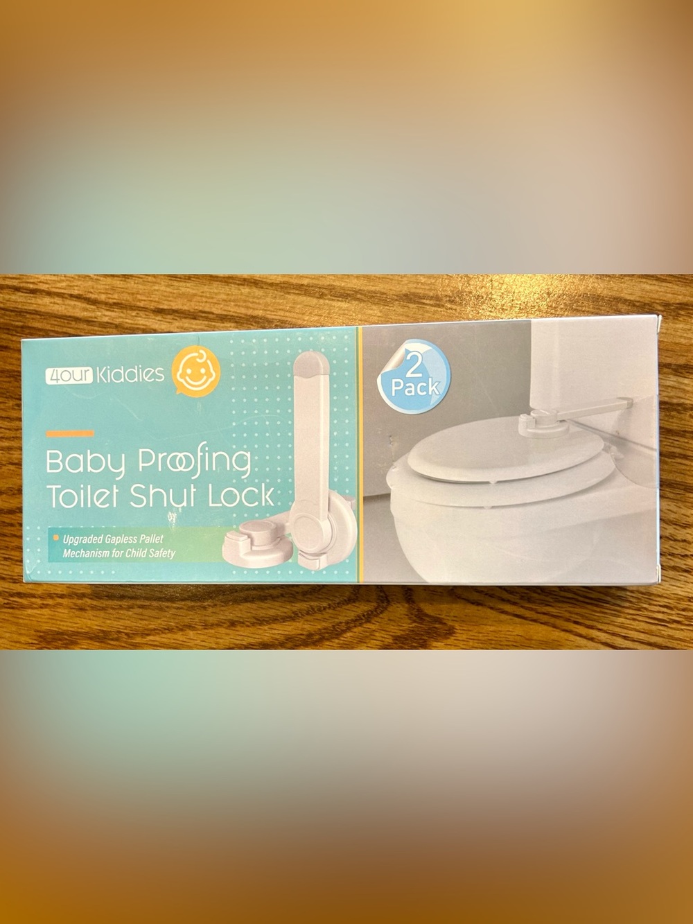New 4our Kiddies Baby Proofing Toilet Shut Lock